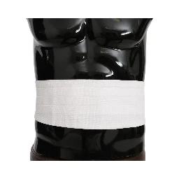 White Men Waist Belt Cotton Cummerbund