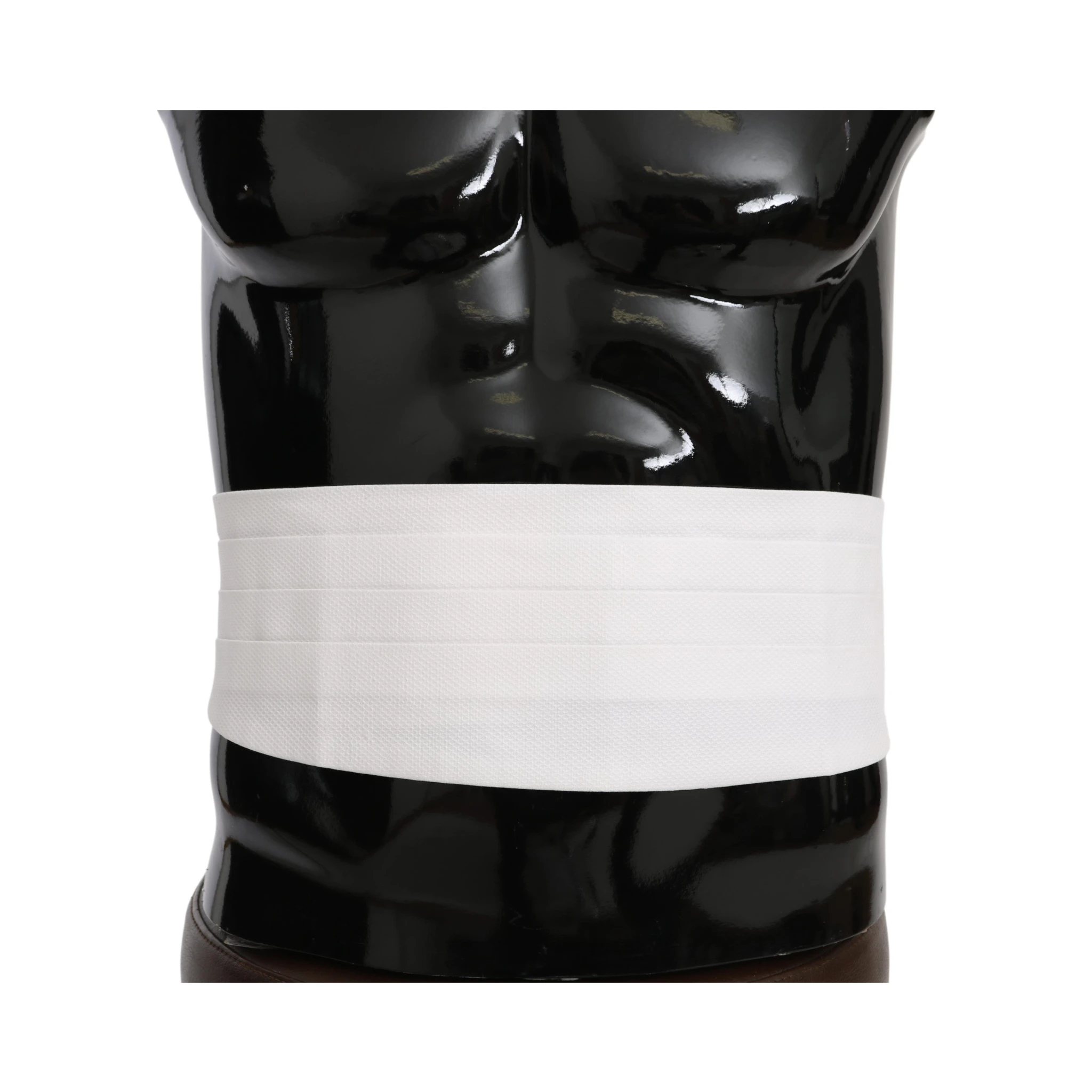 White Men Waist Belt Cotton Cummerbund