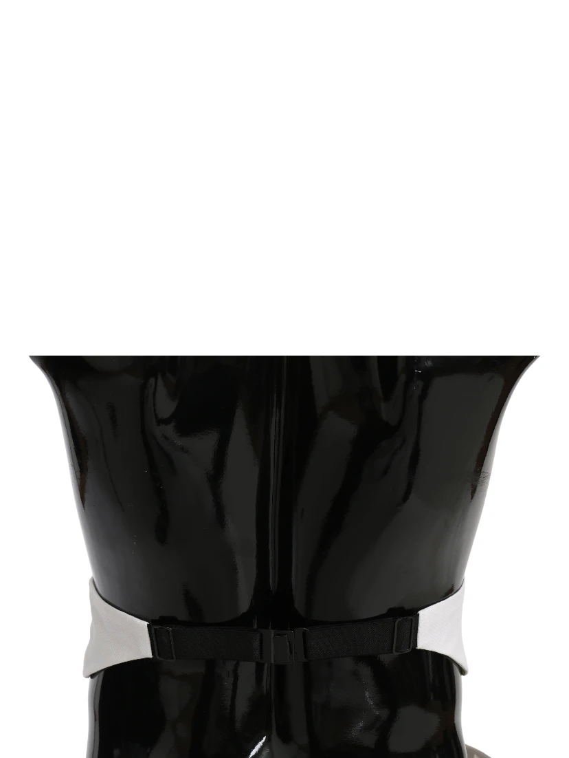 White Men Waist Belt Cotton Cummerbund