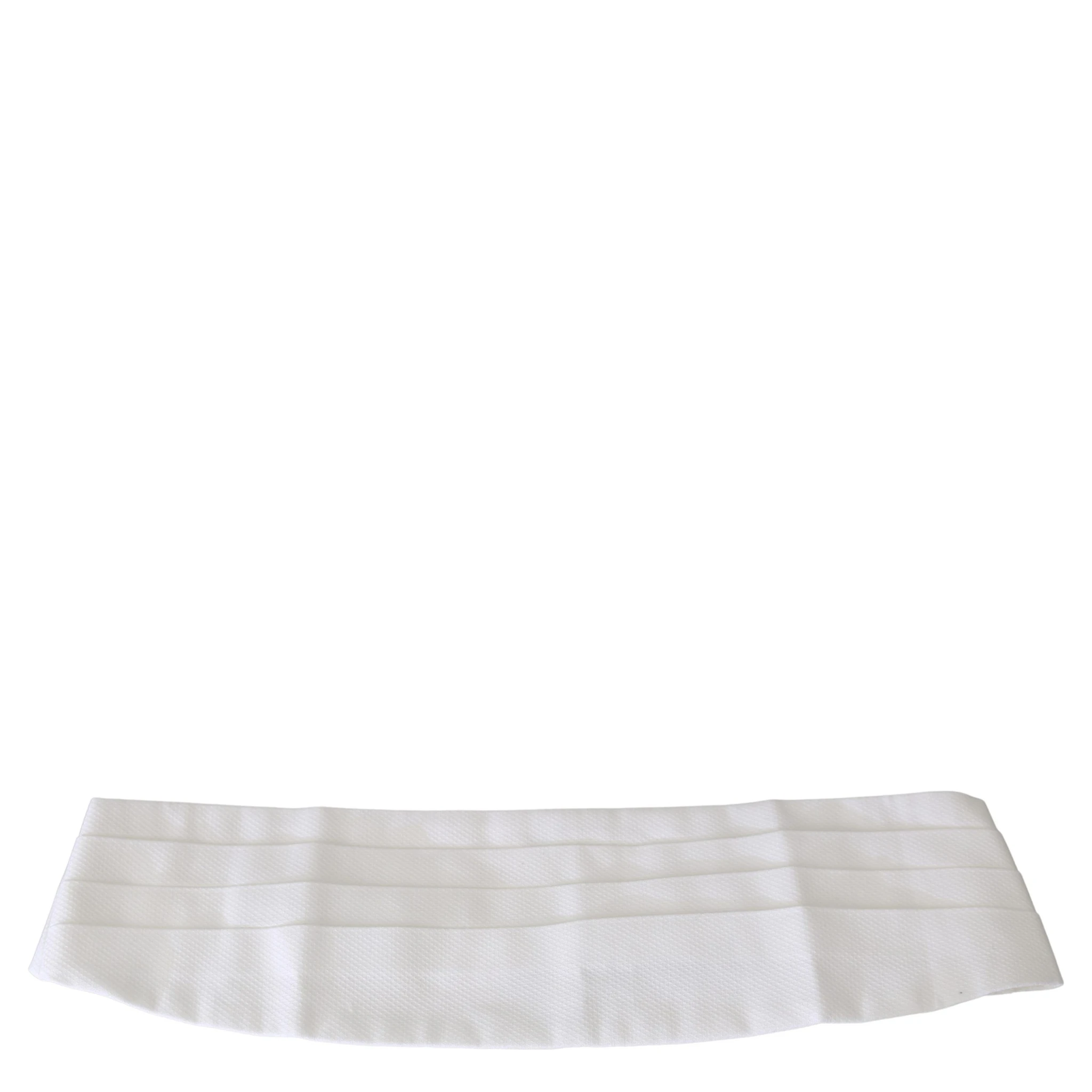 White Men Waist Belt Cotton Cummerbund