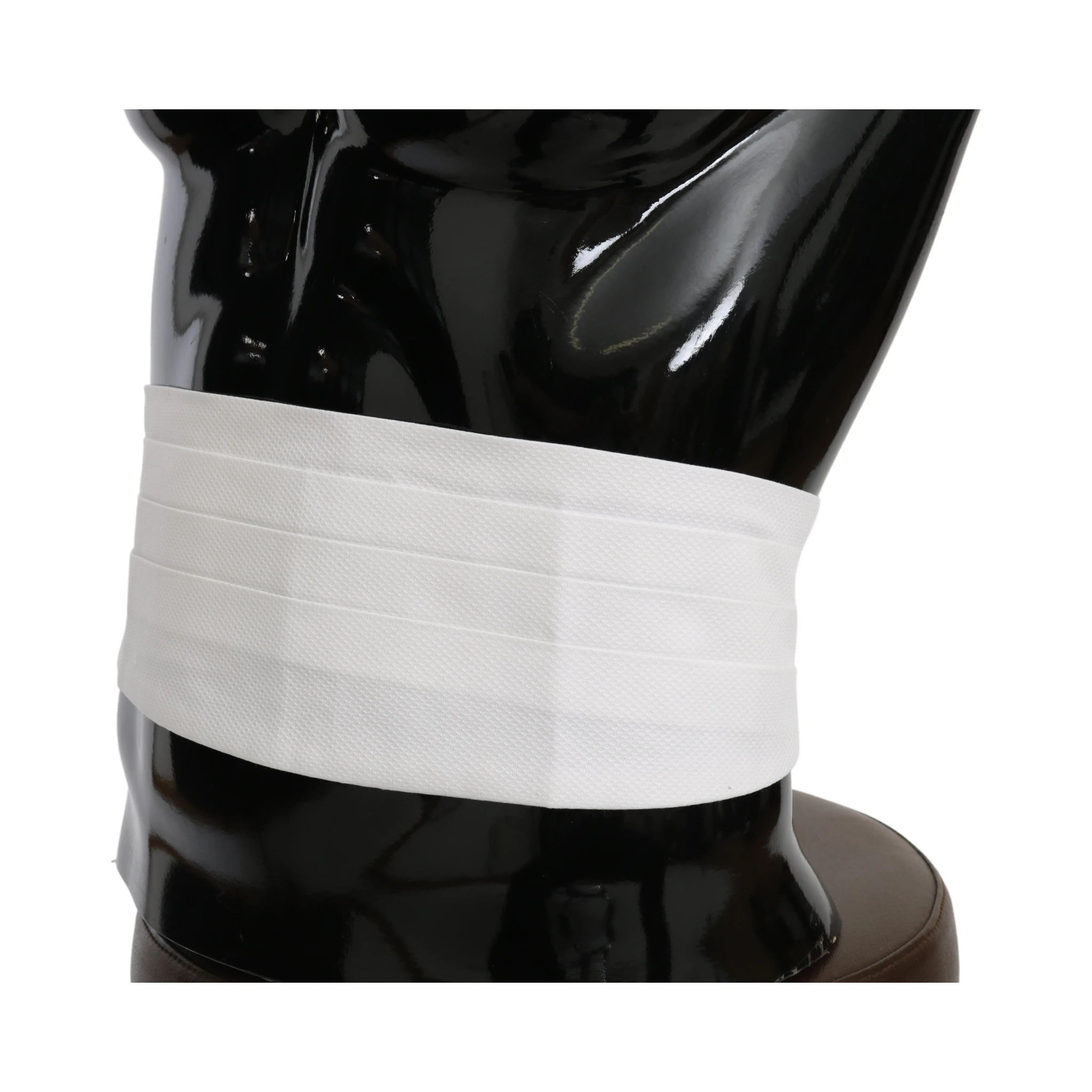 White Men Waist Belt Cotton Cummerbund