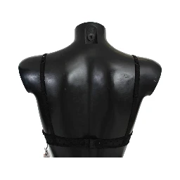 Black Pink Lace Push Up Bra Underwear