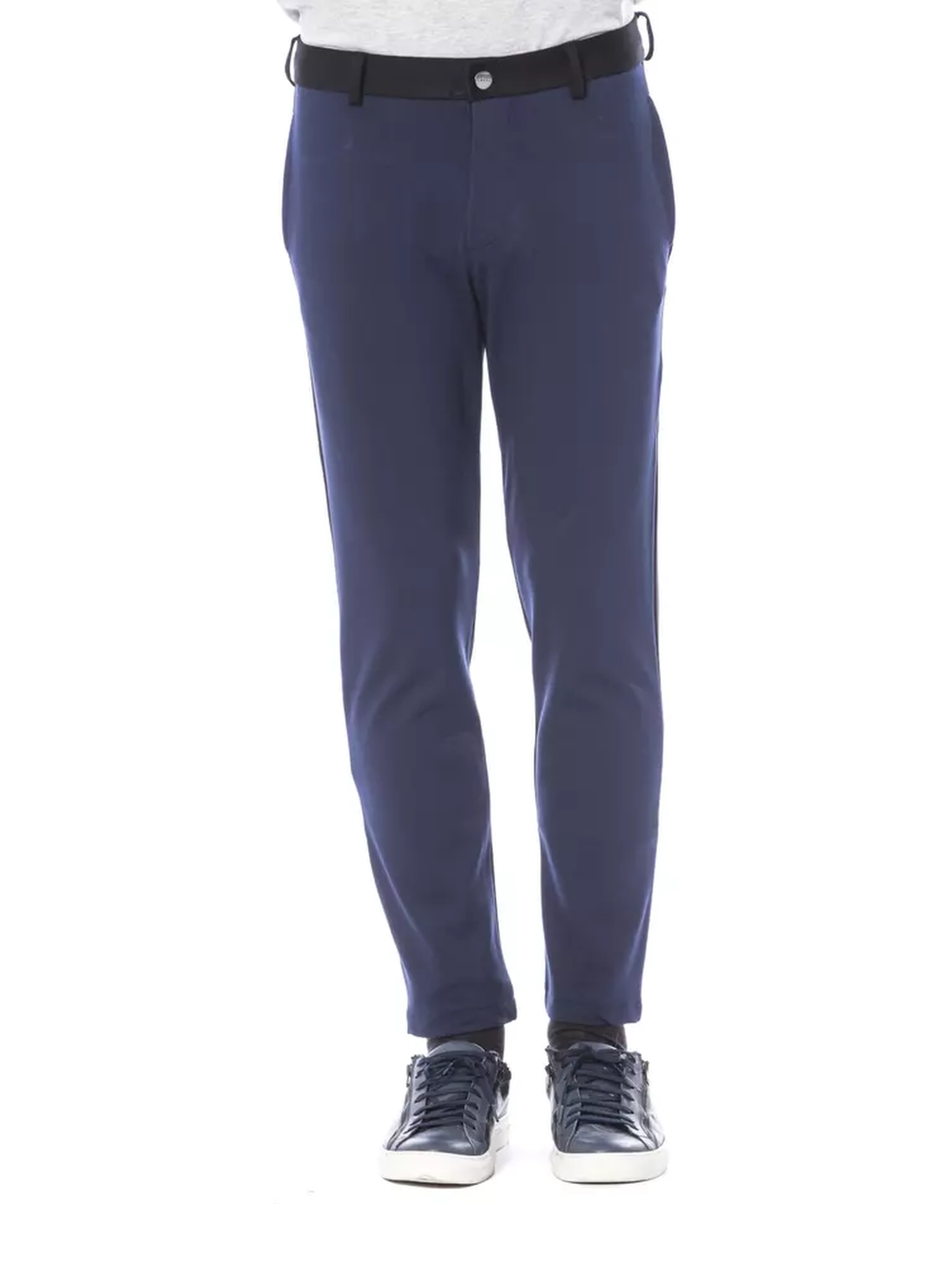 Blue Viscose Pant