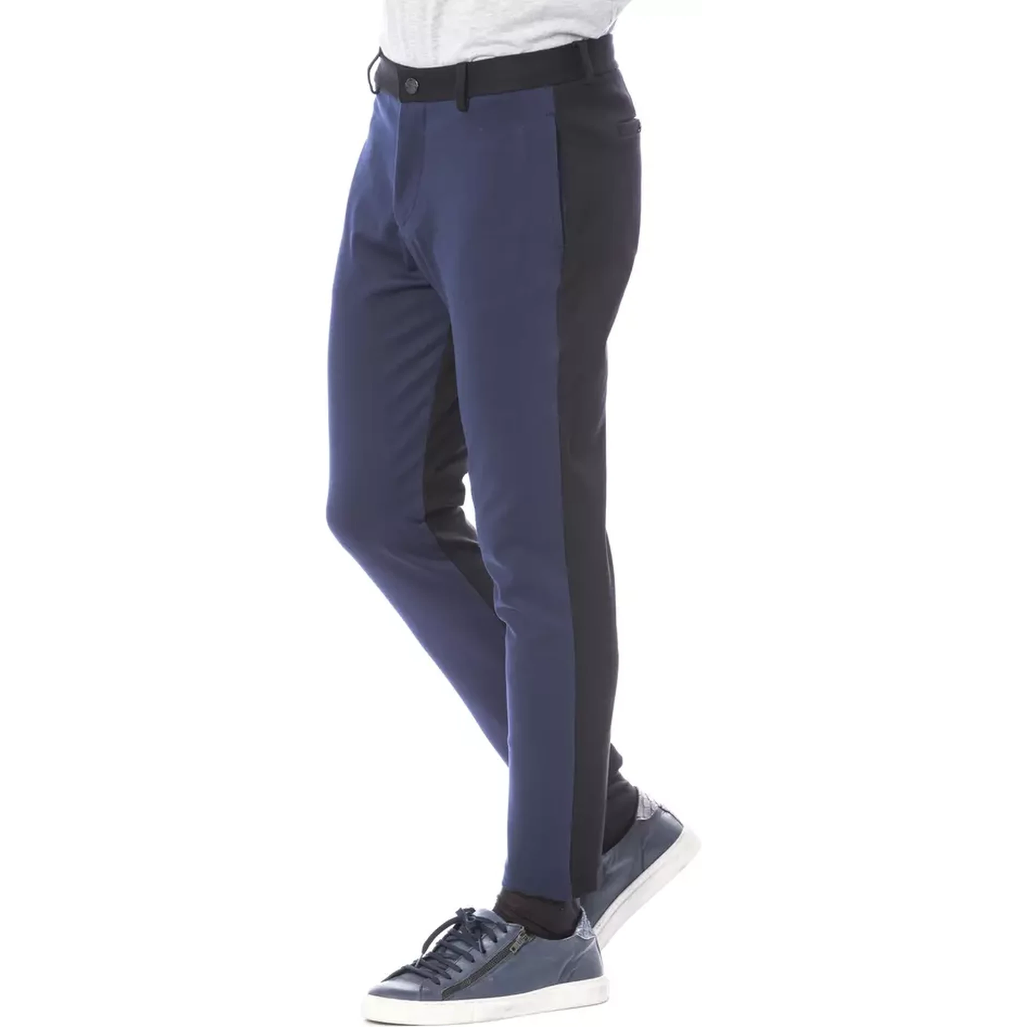Blue Viscose Pant