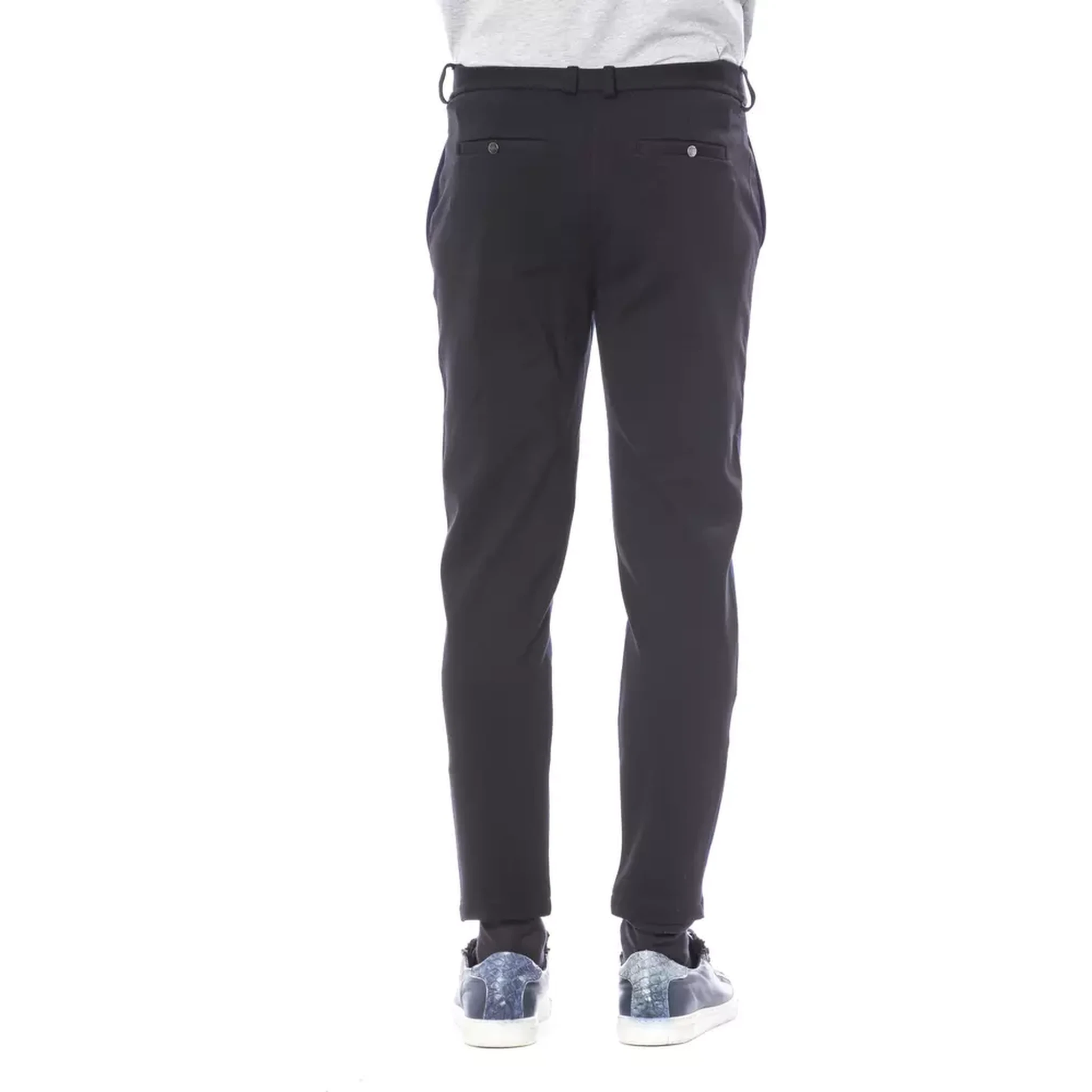 Blue Viscose Pant