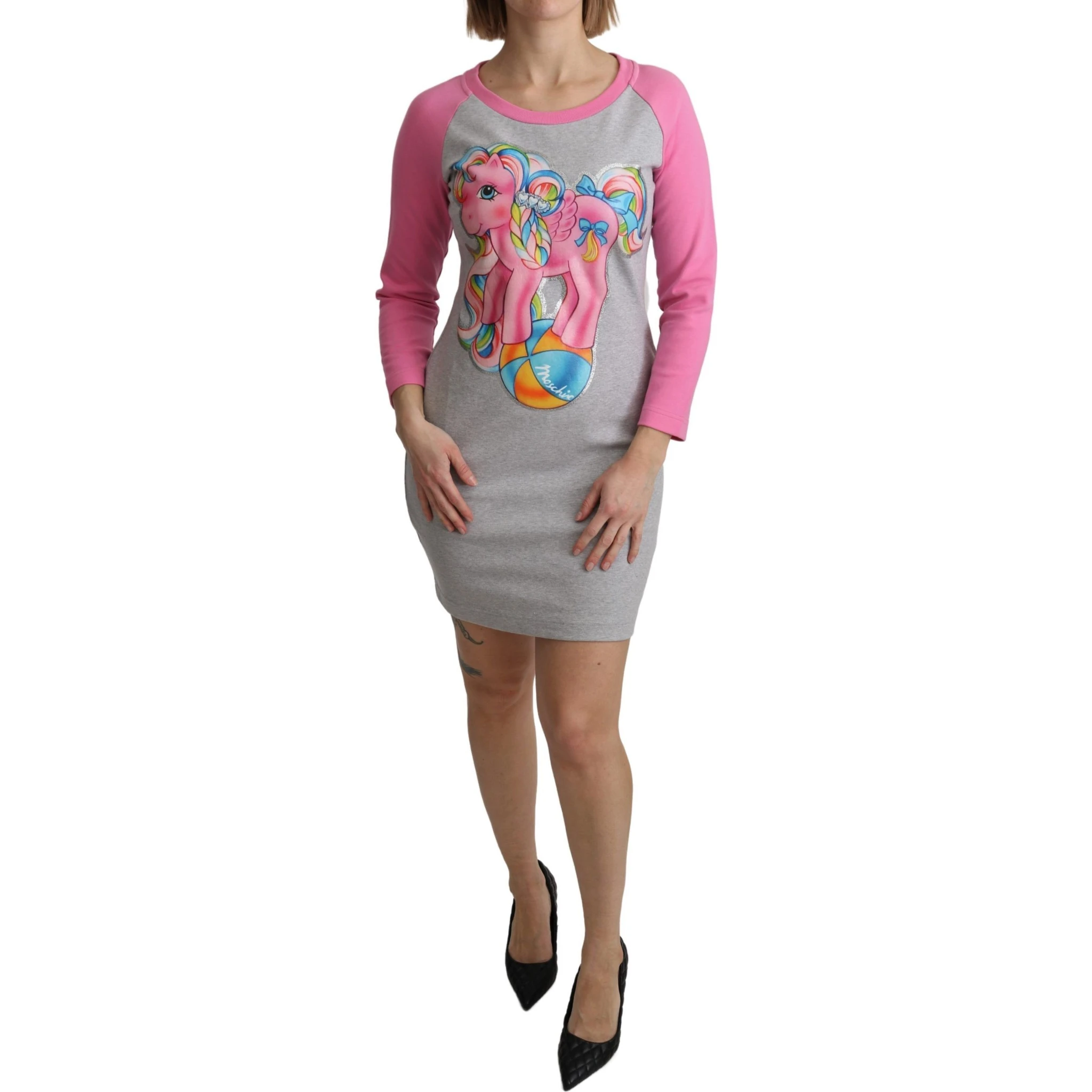 Gray My Little Pony Top Sweater Dress
