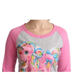 Gray My Little Pony Top Sweater Dress