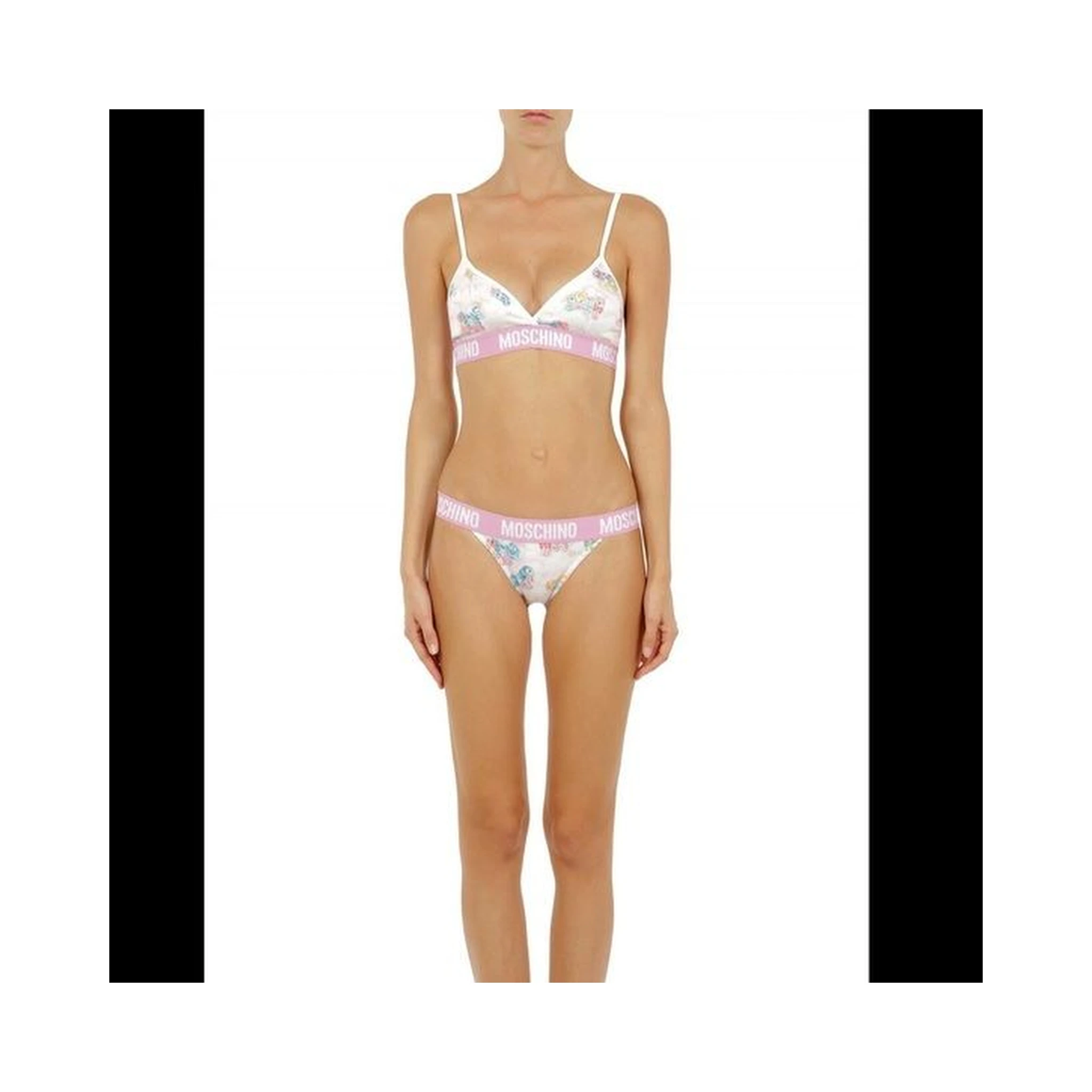 White My Little Pony Bra Briefs Set Two Piece Bikini