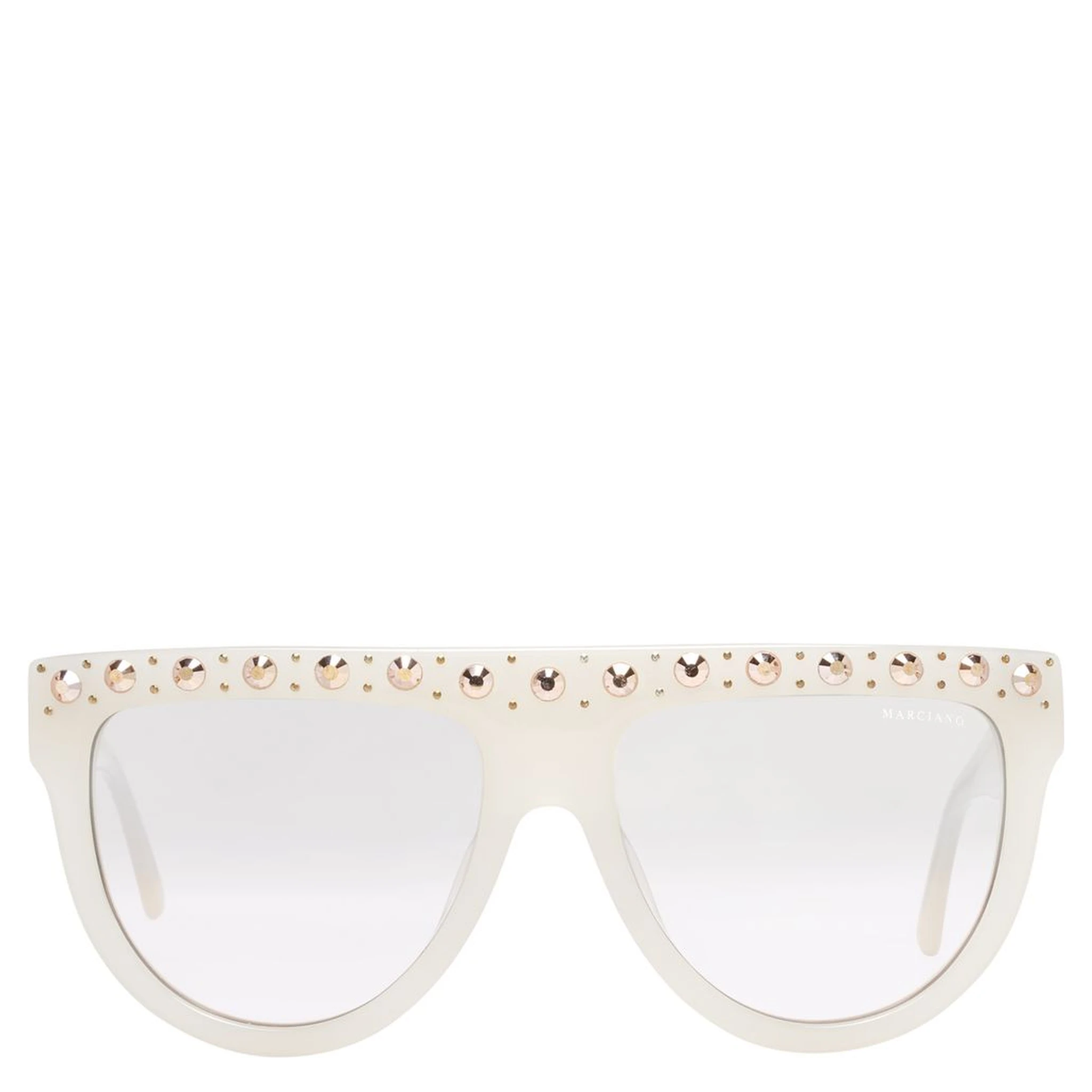 White Plastic Sunglasses