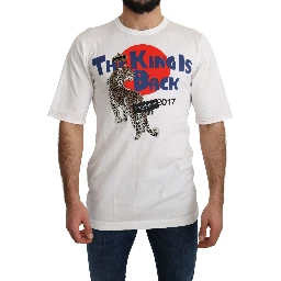 White Leopard Royal Top T-shirt