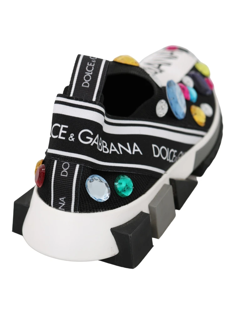 Black Multicolor Crystal Sneakers Shoes alternative