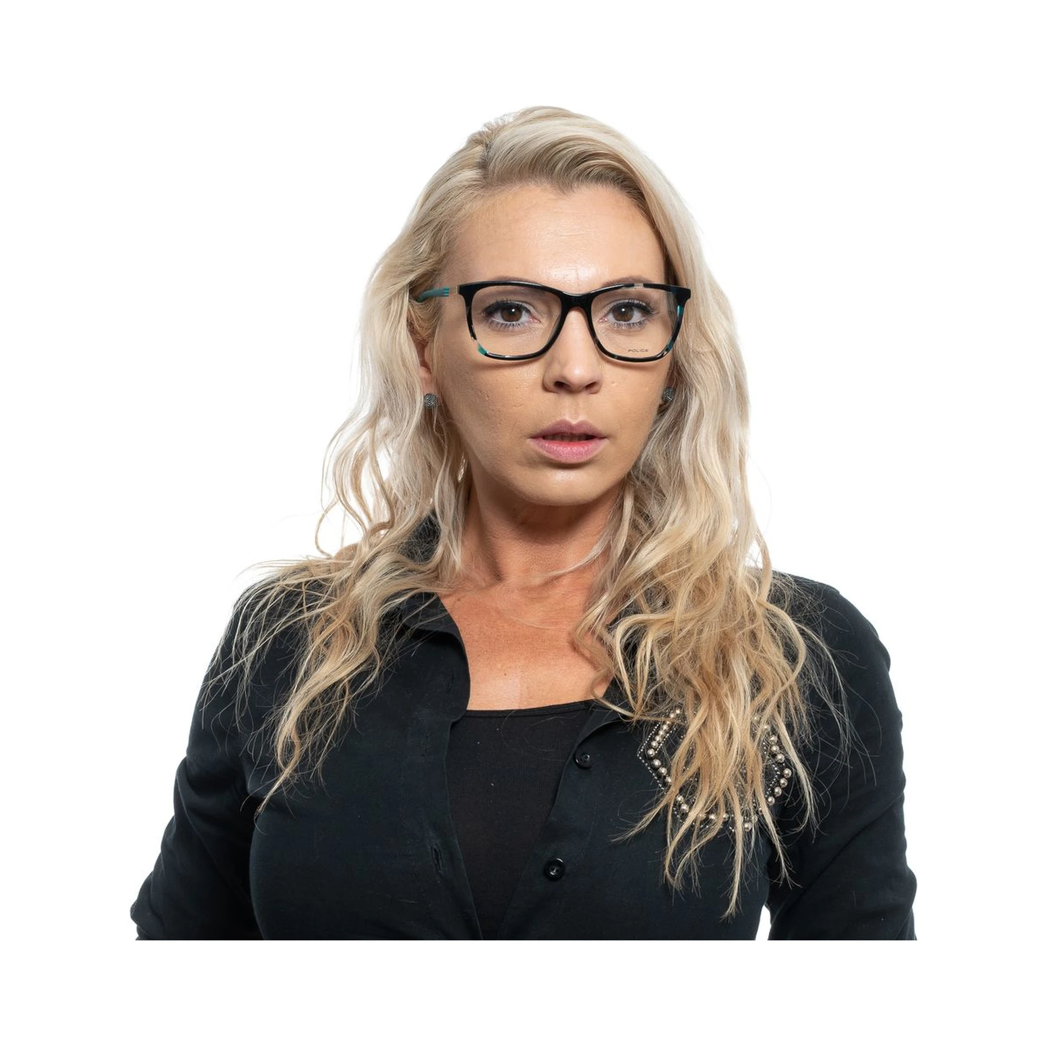 Black Metal & Plastic Glasses (Frames)