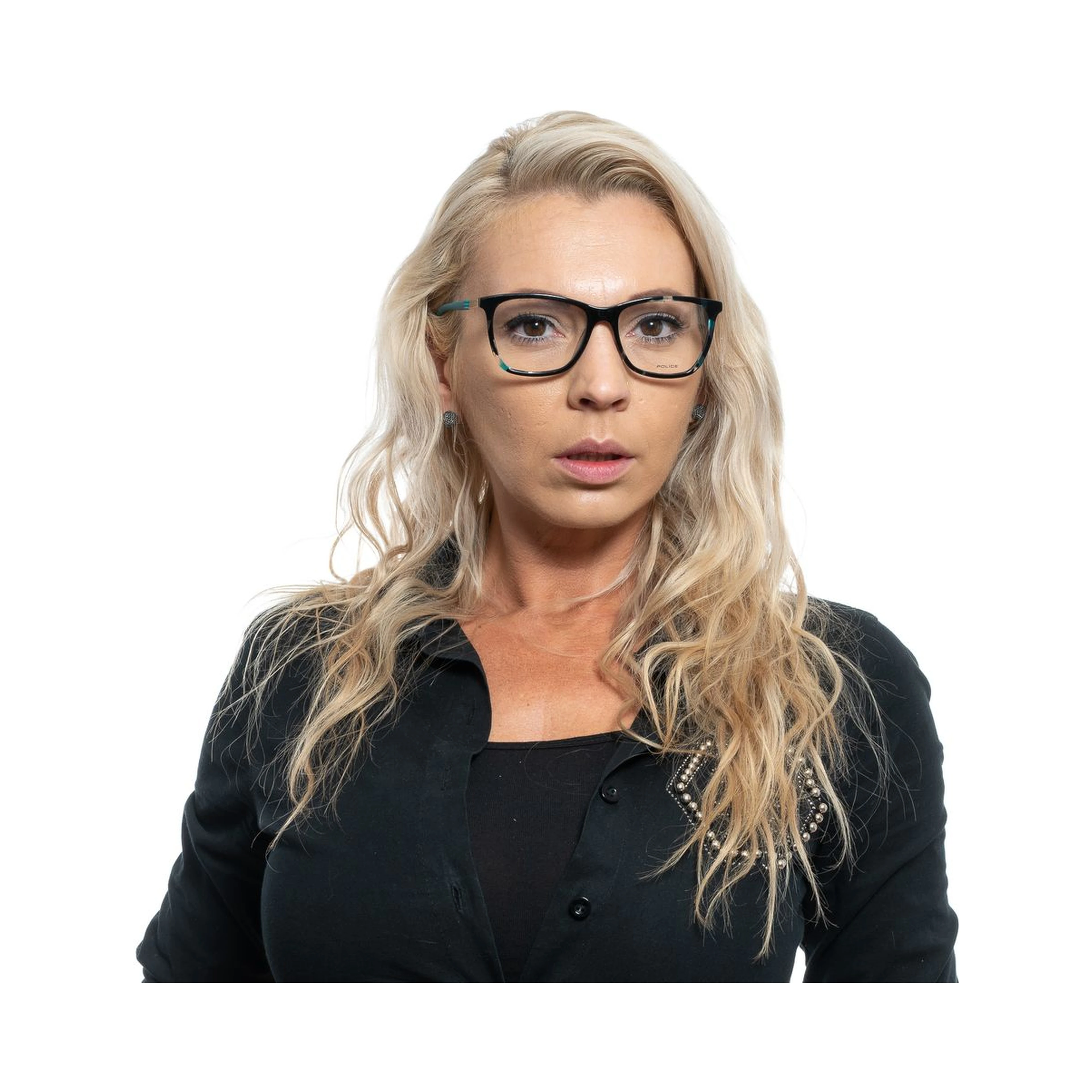 Black Metal & Plastic Glasses (Frames)