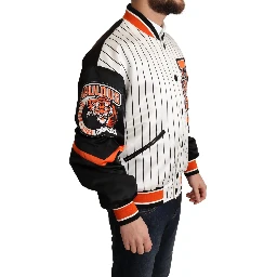 Multicolor Bomber King Logo #DGMILLENNIALS Jacket