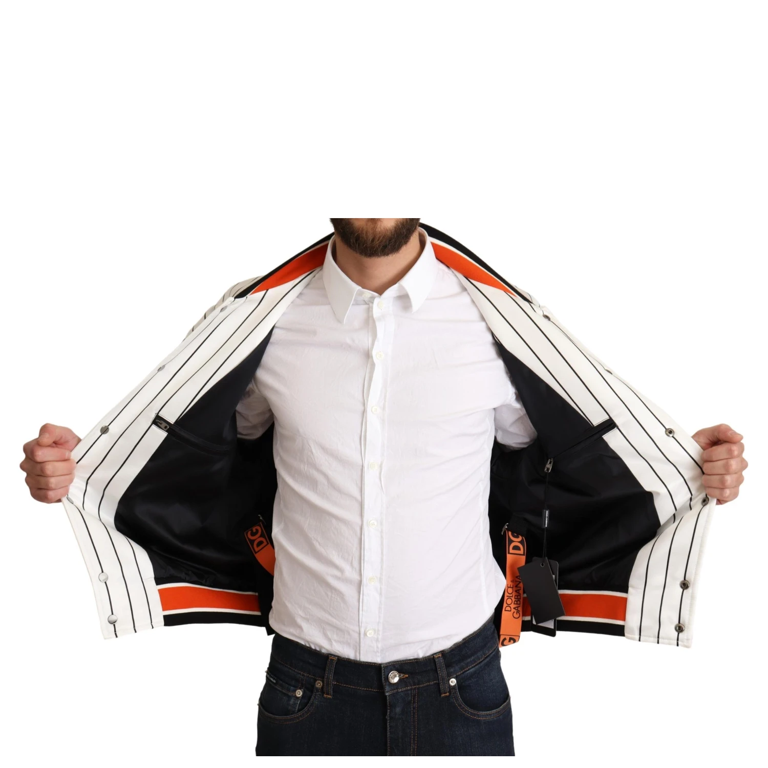 Multicolor Bomber King Logo #DGMILLENNIALS Jacket