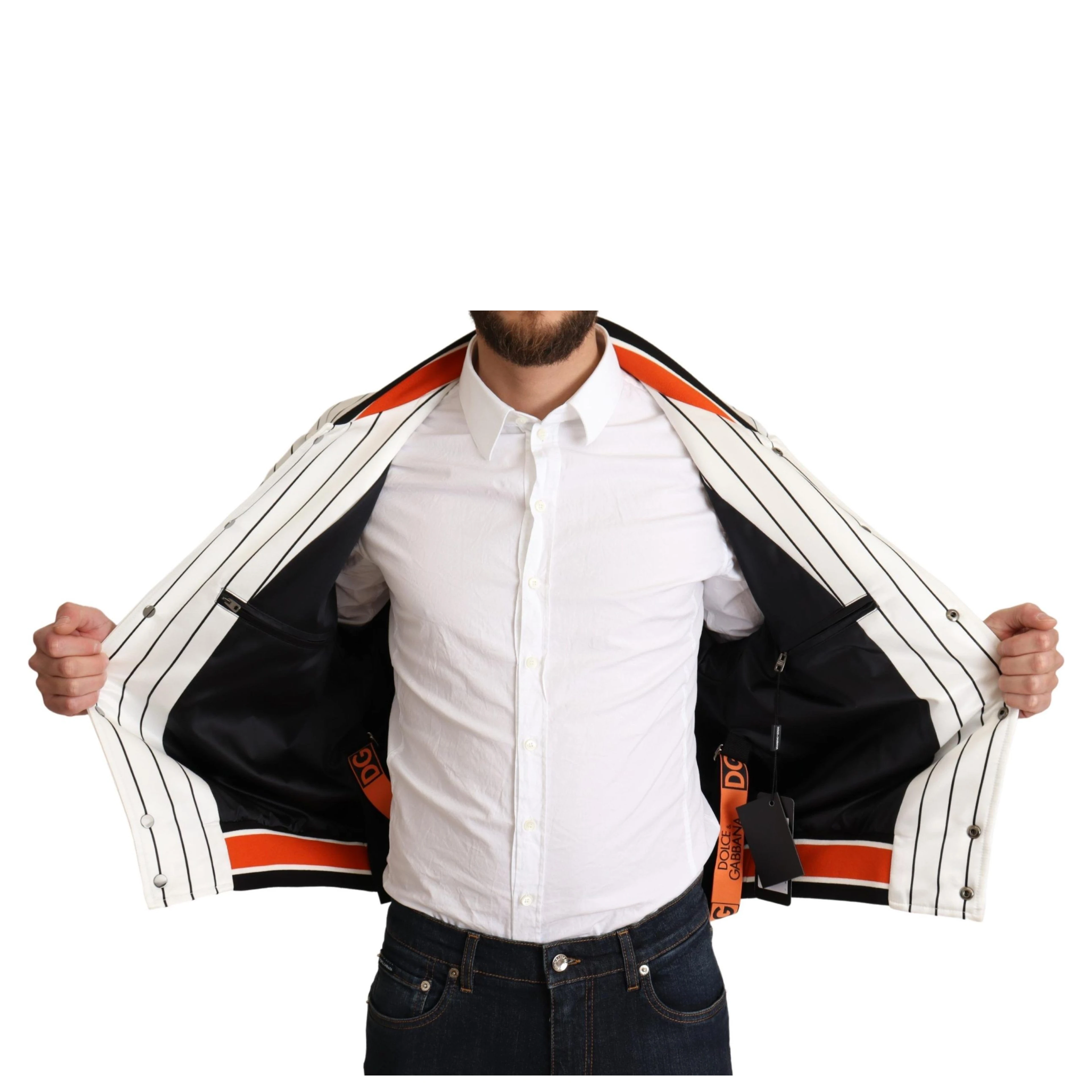 Multicolor Bomber King Logo #DGMILLENNIALS Jacket