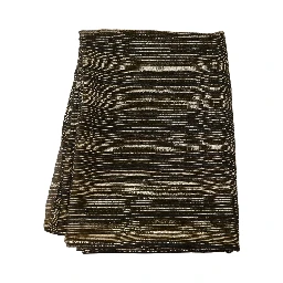 Metallic Gold Silk Stretch Shawl Wrap Scarf