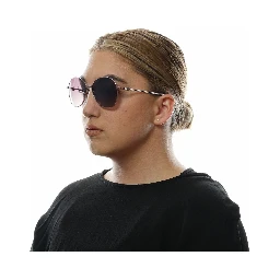 Rose Gold Metal & Plastic Sunglasses
