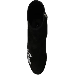 Black Suede L'Amore E'Bellezza Boots Shoes