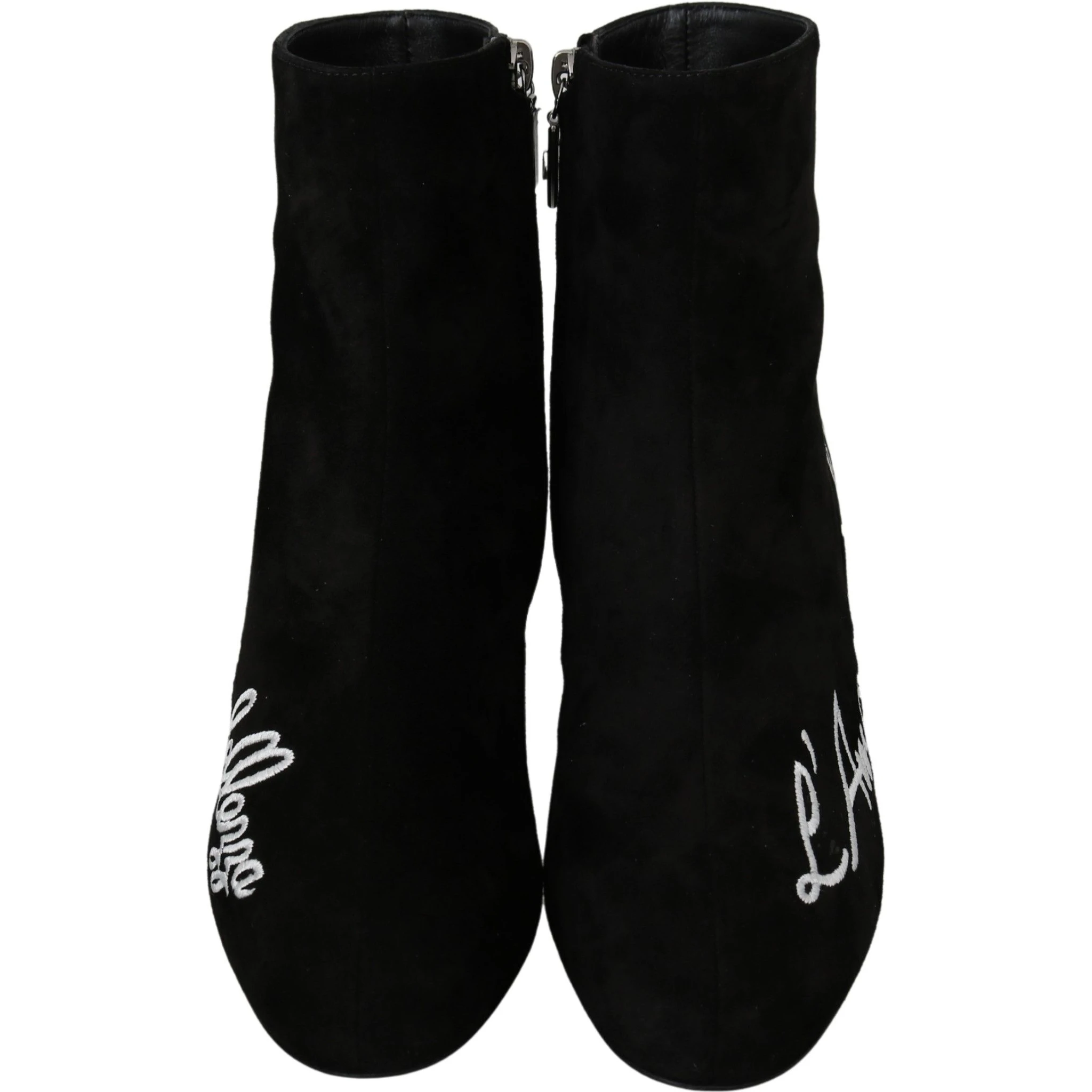 Black Suede L'Amore E'Bellezza Boots Shoes