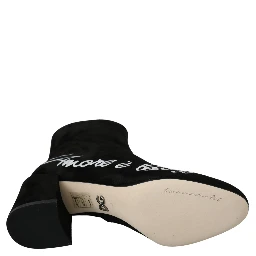 Black Suede L'Amore E'Bellezza Boots Shoes