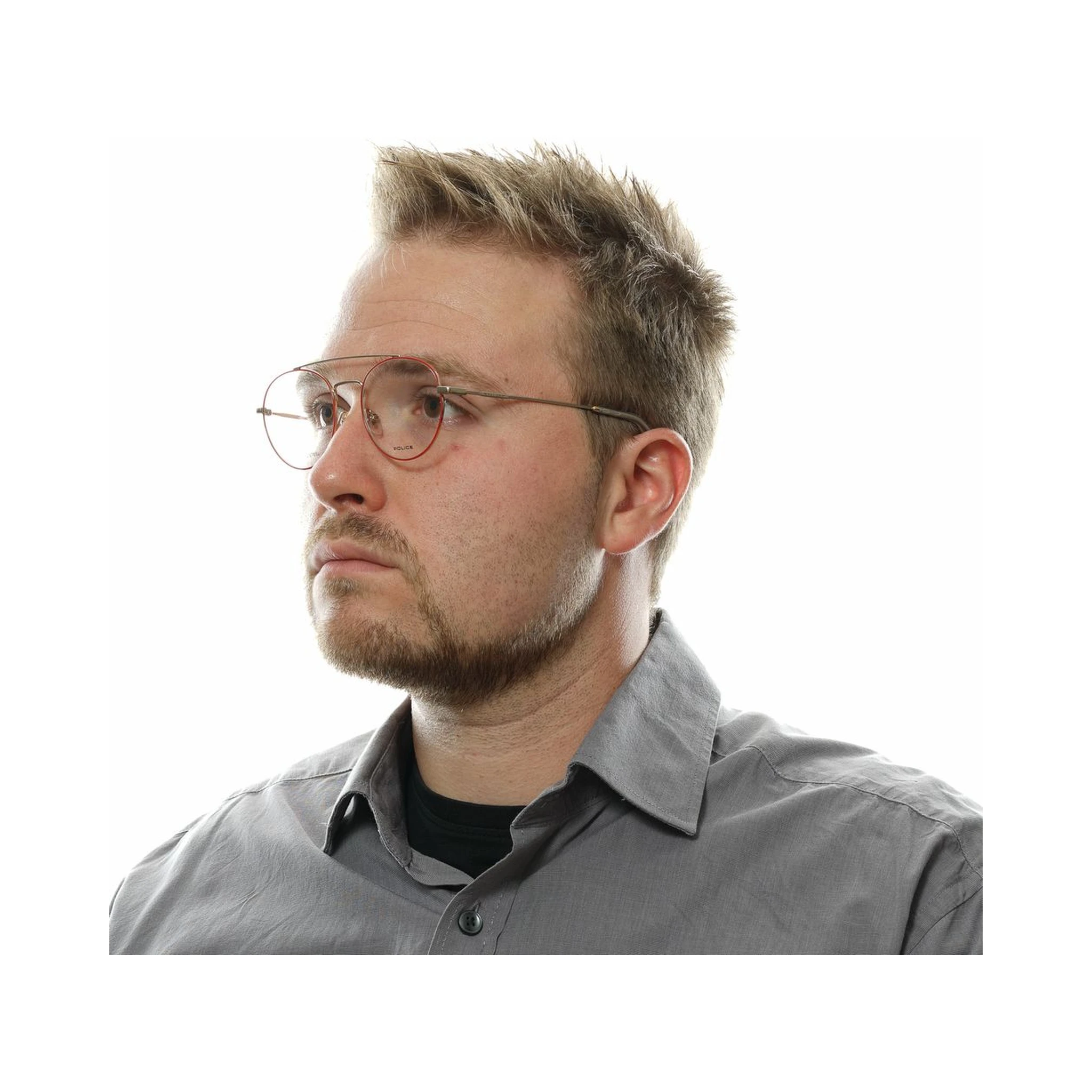 Red Metal & Plastic Glasses (Frames)