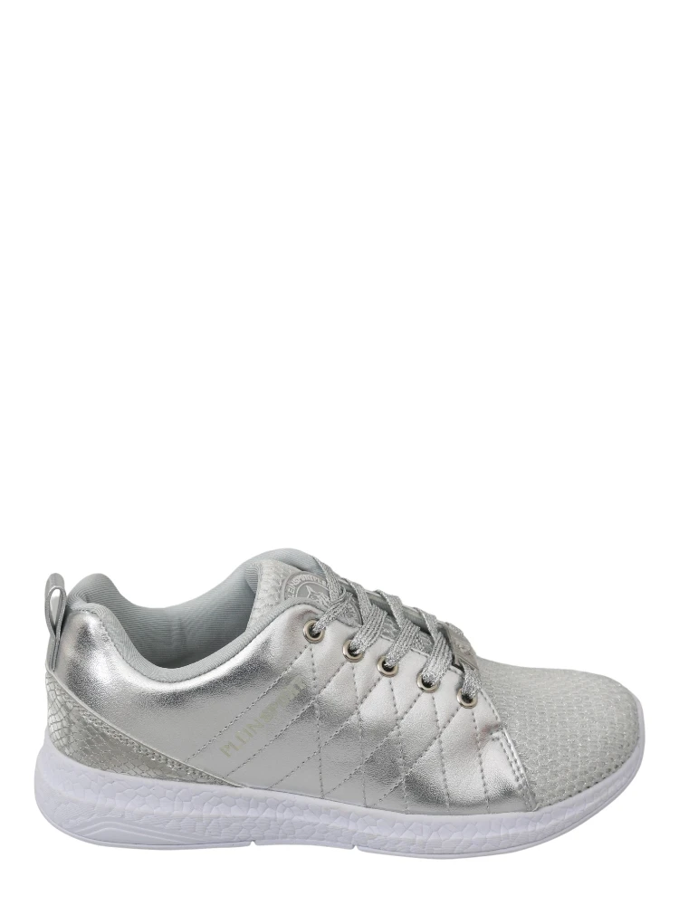 Gisella Silver Polyester Sneakers Shoes