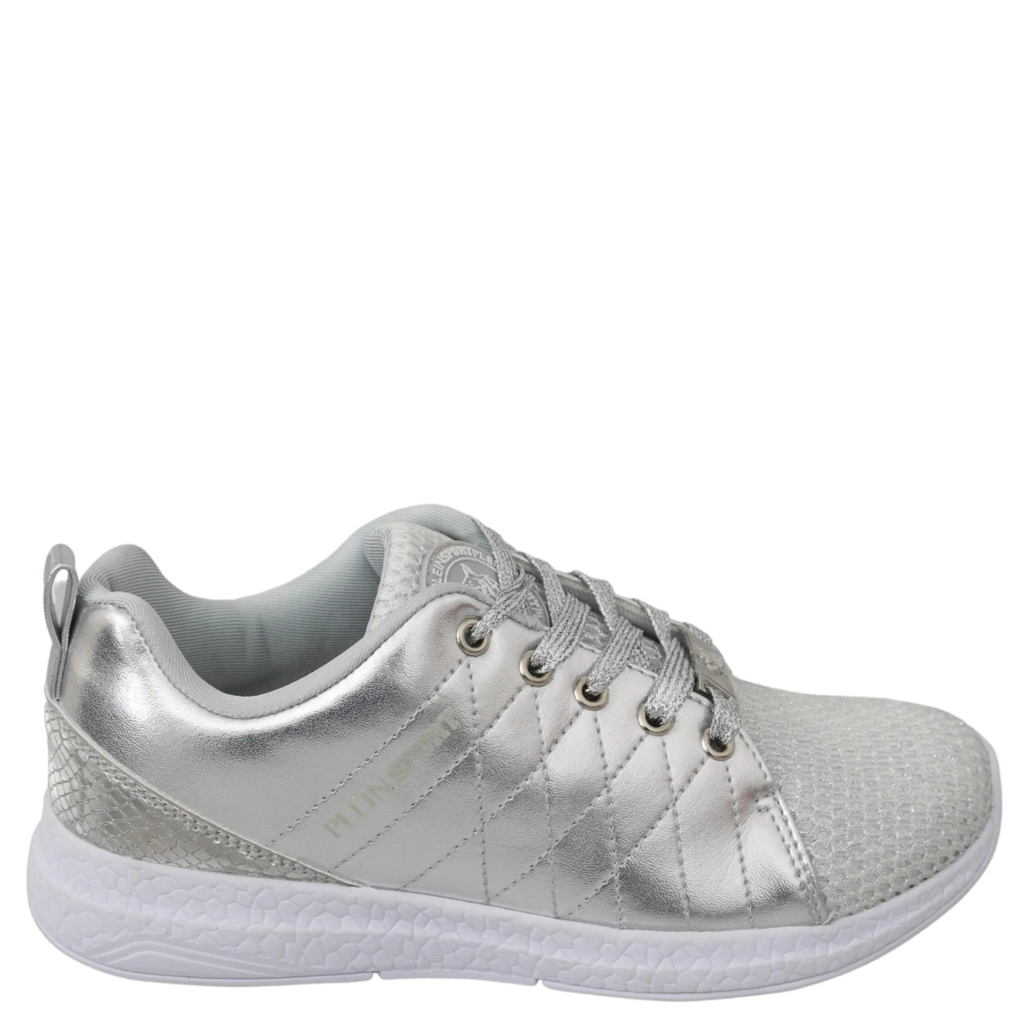 Gisella Silver Polyester Sneakers Shoes