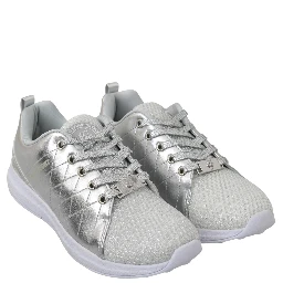 Gisella Silver Polyester Sneakers Shoes