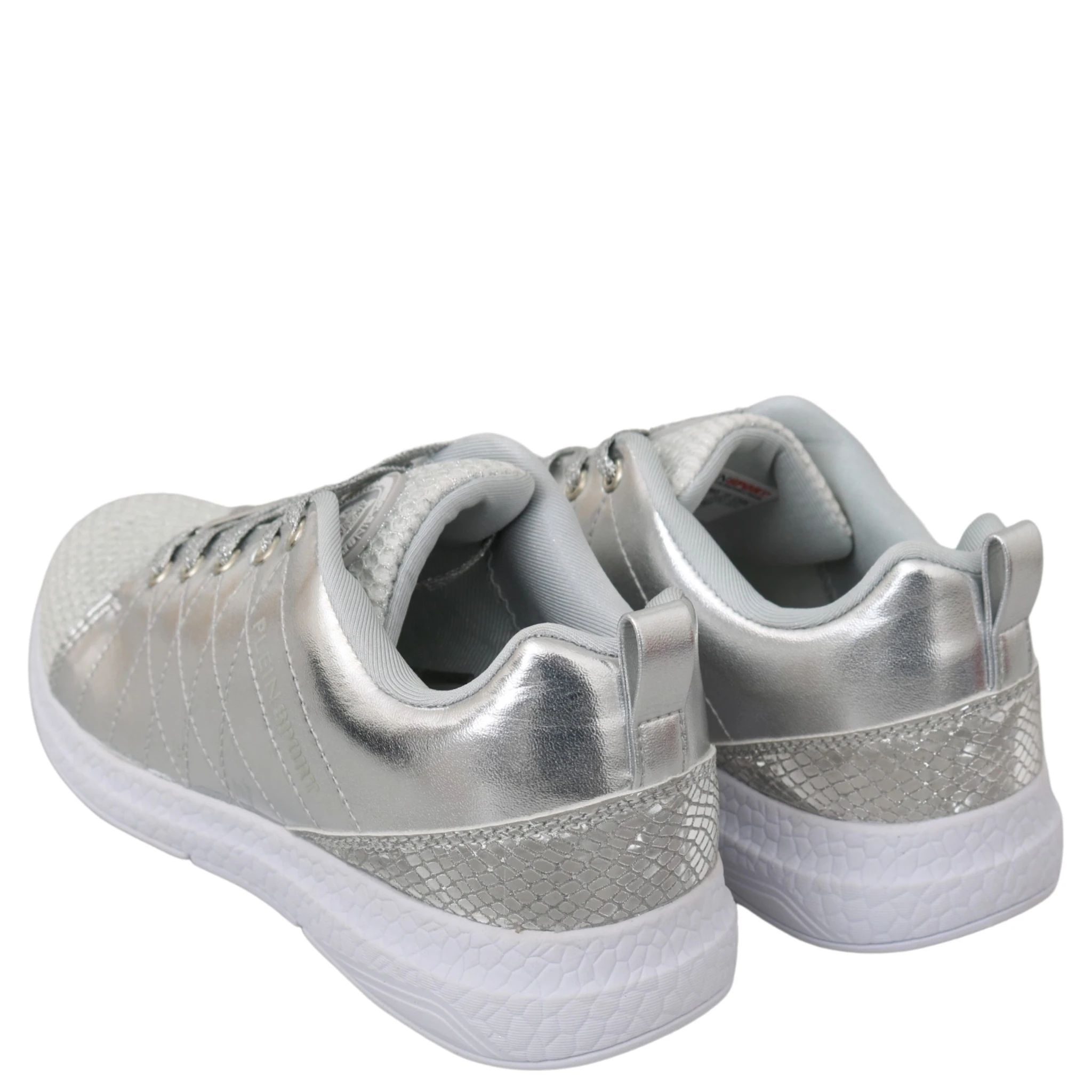 Gisella Silver Polyester Sneakers Shoes