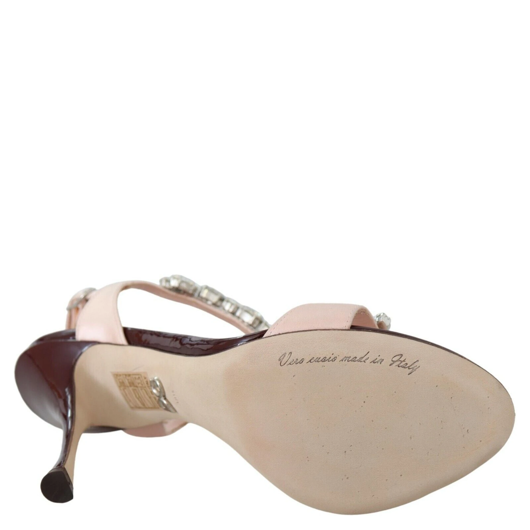 Pink Crystals Heels Keira Sandals