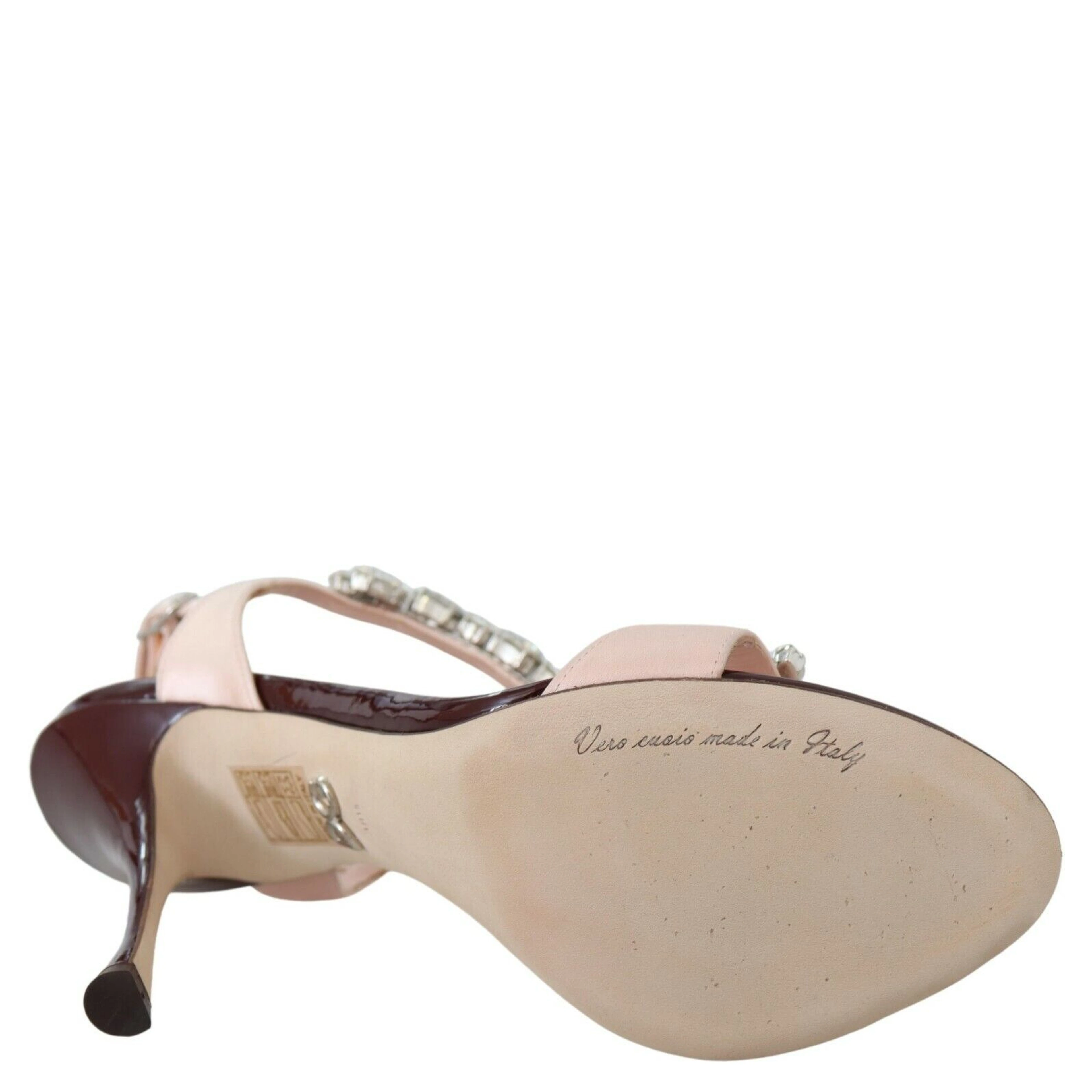 Pink Crystals Heels Keira Sandals