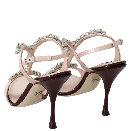 Pink Crystals Heels Keira Sandals