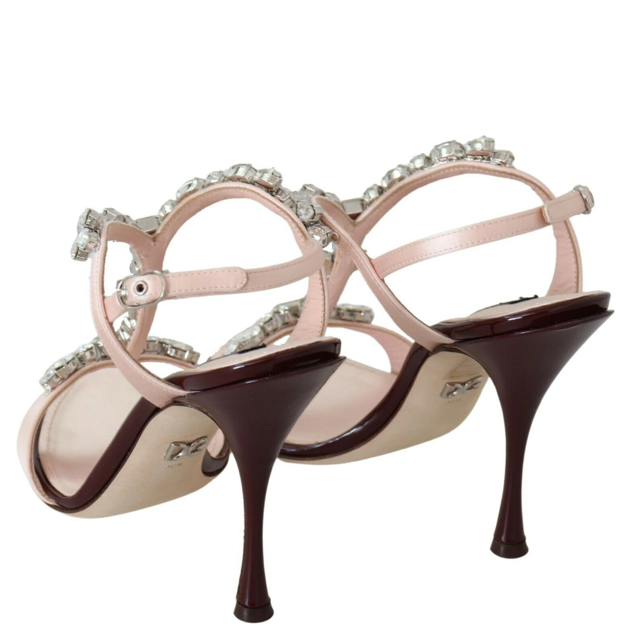 Pink Crystals Heels Keira Sandals