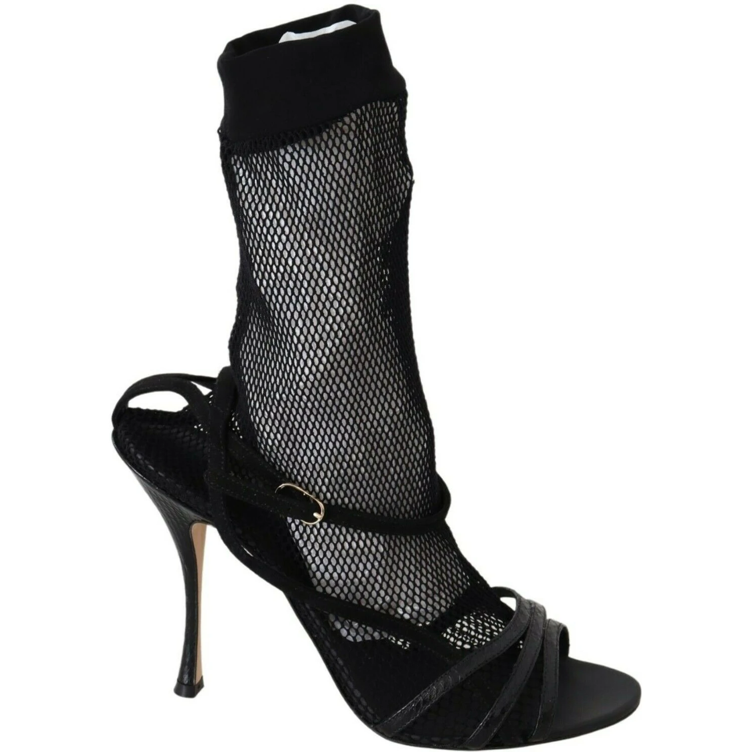 Black Suede Short Boots Sandals Shoes