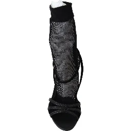 Black Suede Short Boots Sandals Shoes