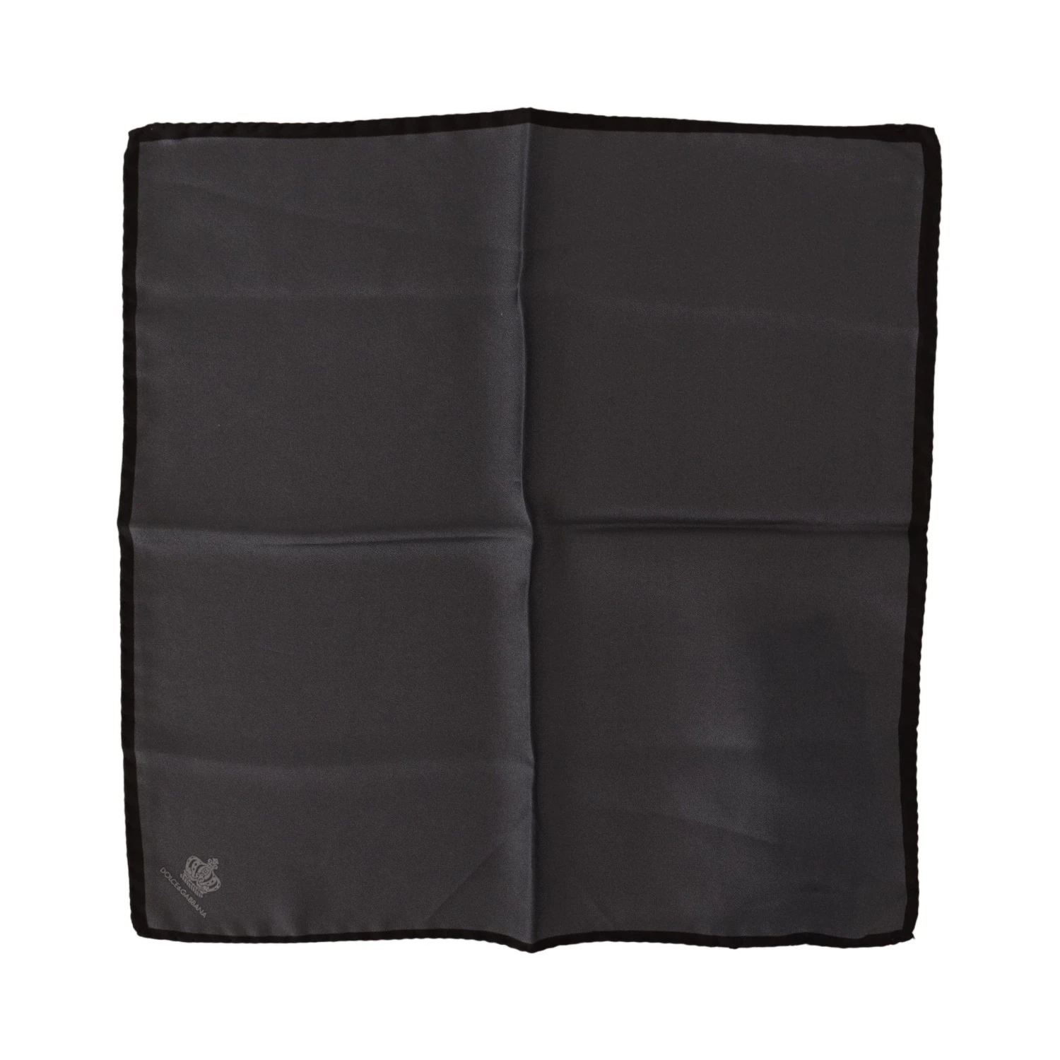 Gray 100% Silk Square Handkerchief Gray 100% Silk Square Handkerchief