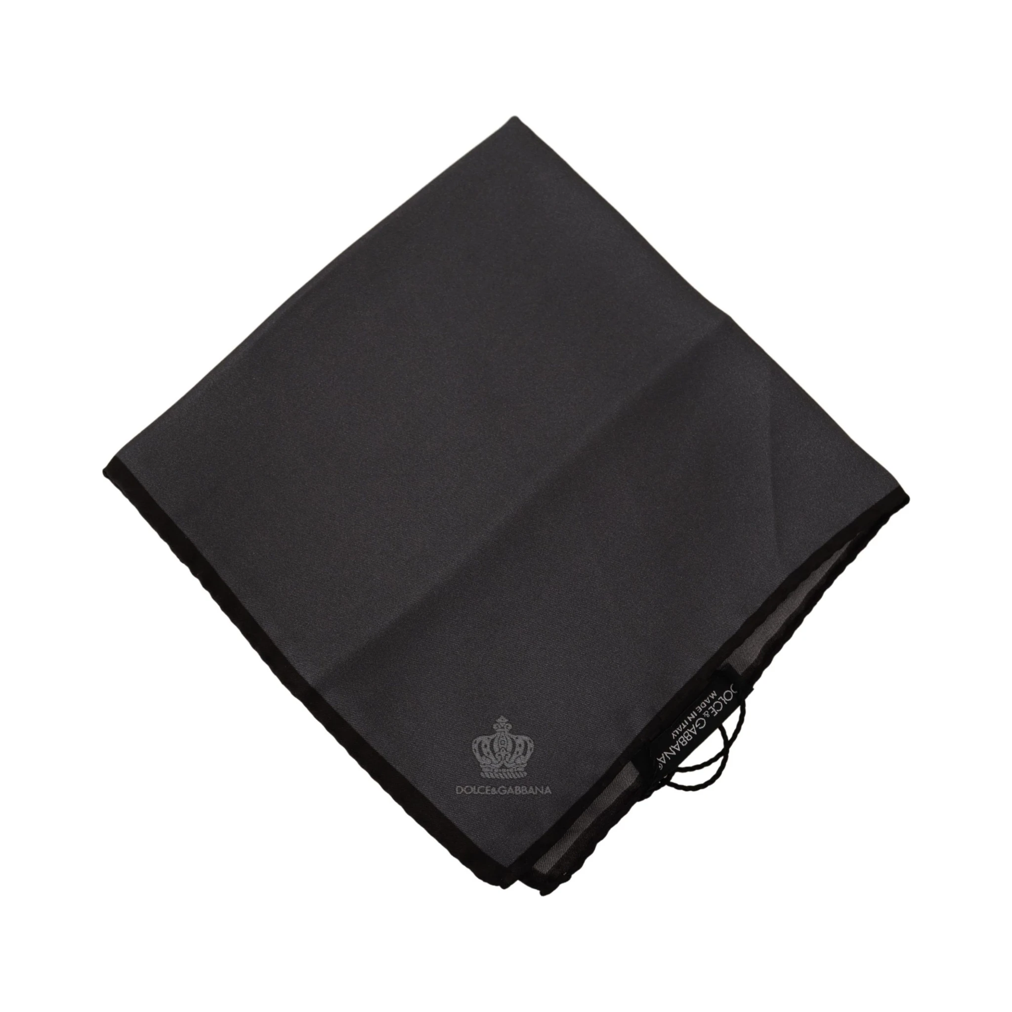 Gray 100% Silk Square Handkerchief Gray 100% Silk Square Handkerchief