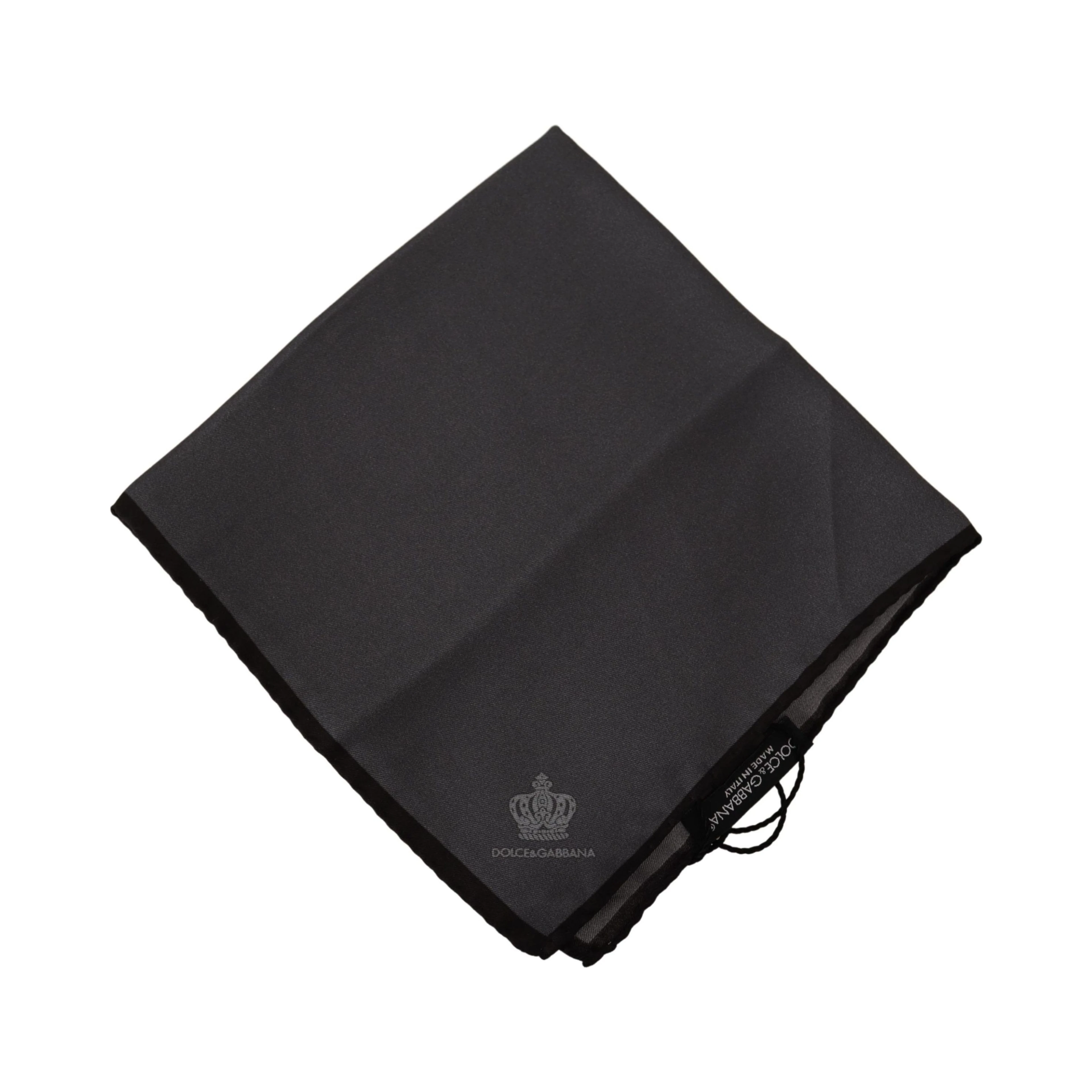 Gray 100% Silk Square Handkerchief Gray 100% Silk Square Handkerchief
