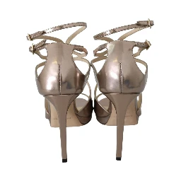 Ballet Pink Leather Lance Sandals Pumps