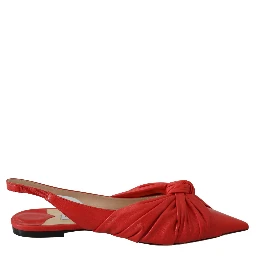 Annabell Flat Nap Chilli Leather Flat Shoes