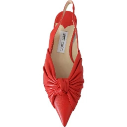 Annabell Flat Nap Chilli Leather Flat Shoes