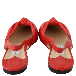 Annabell Flat Nap Chilli Leather Flat Shoes