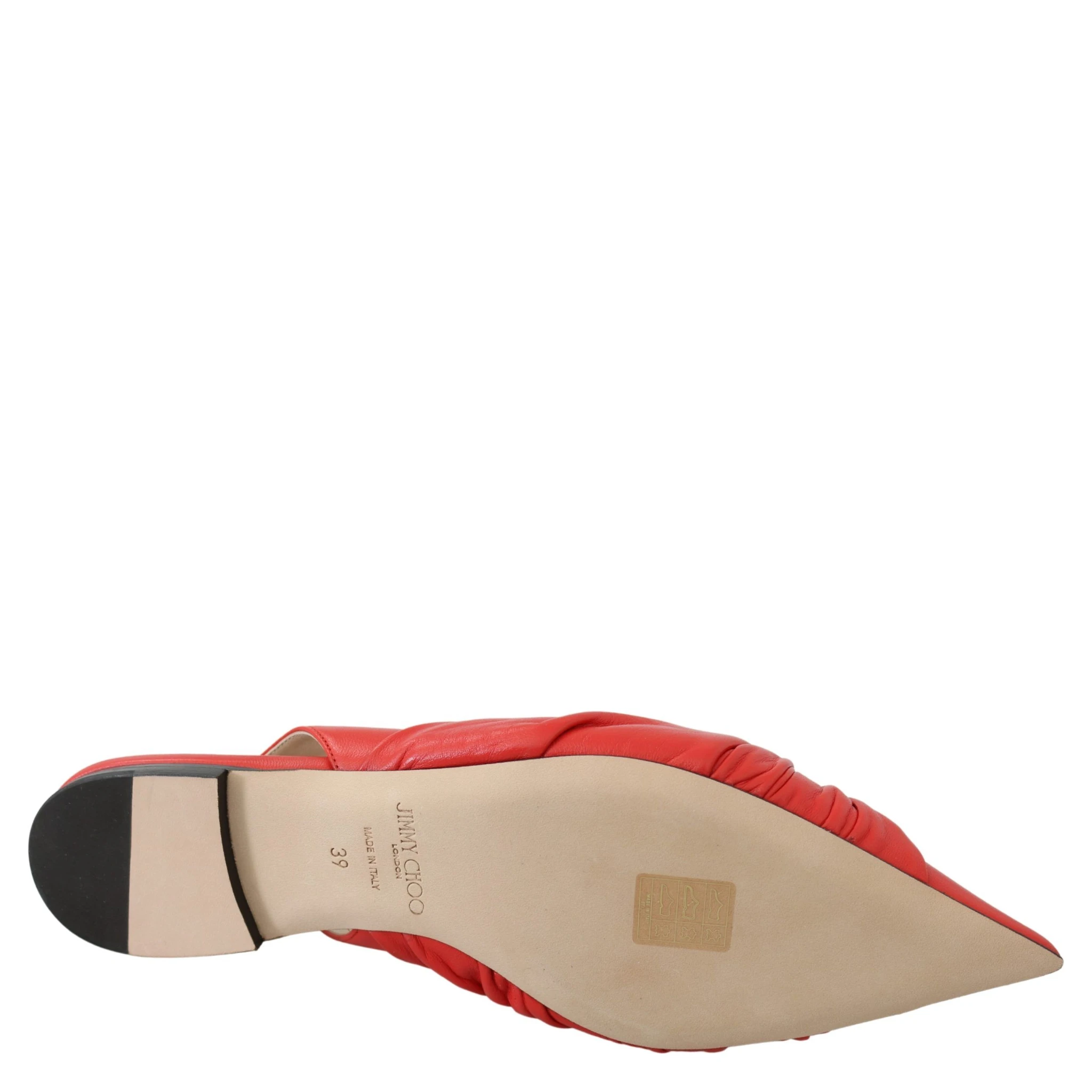 Annabell Flat Nap Chilli Leather Flat Shoes