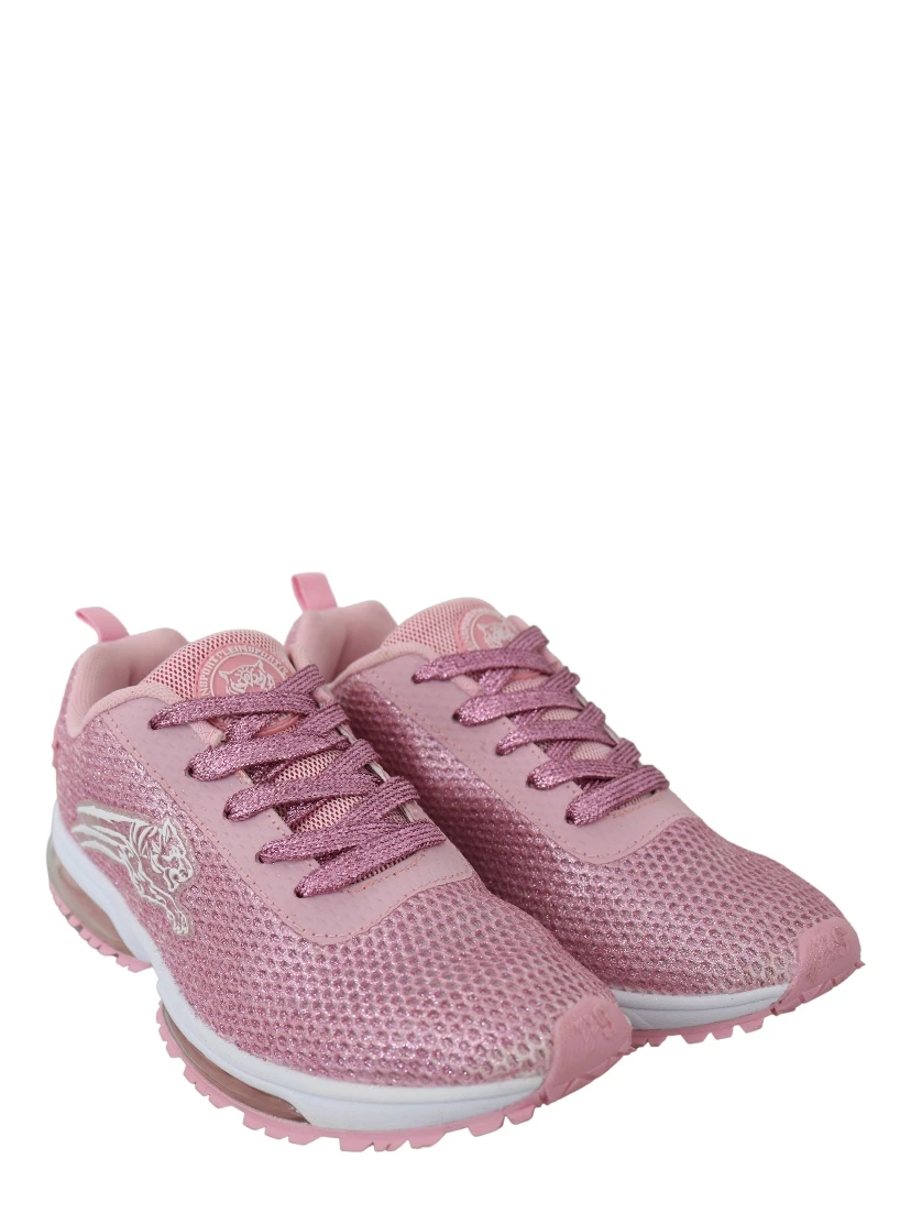 Pink Blush Polyester Gretel Sneakers Shoes