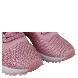 Pink Blush Polyester Gretel Sneakers Shoes