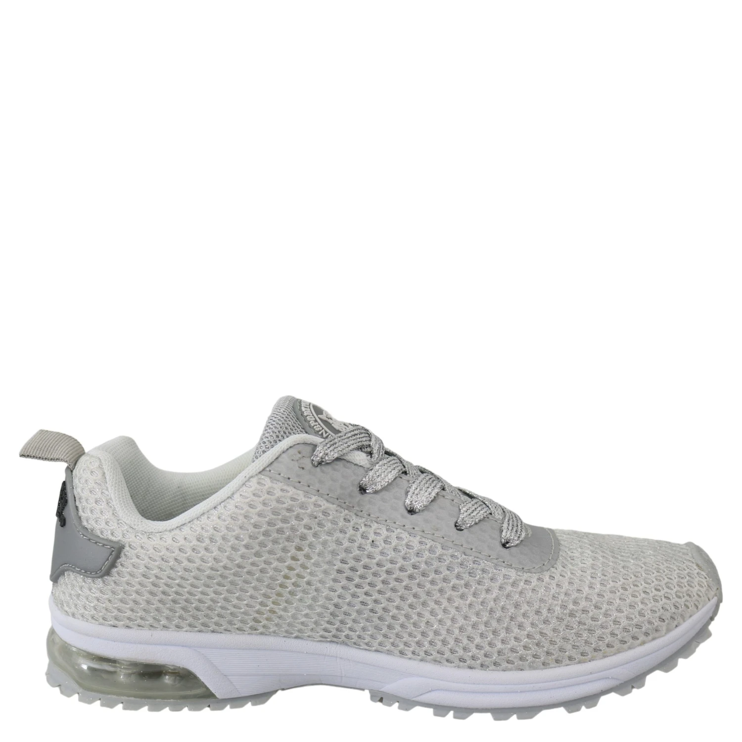 Silver Polyester Gretel Sneakers Shoes