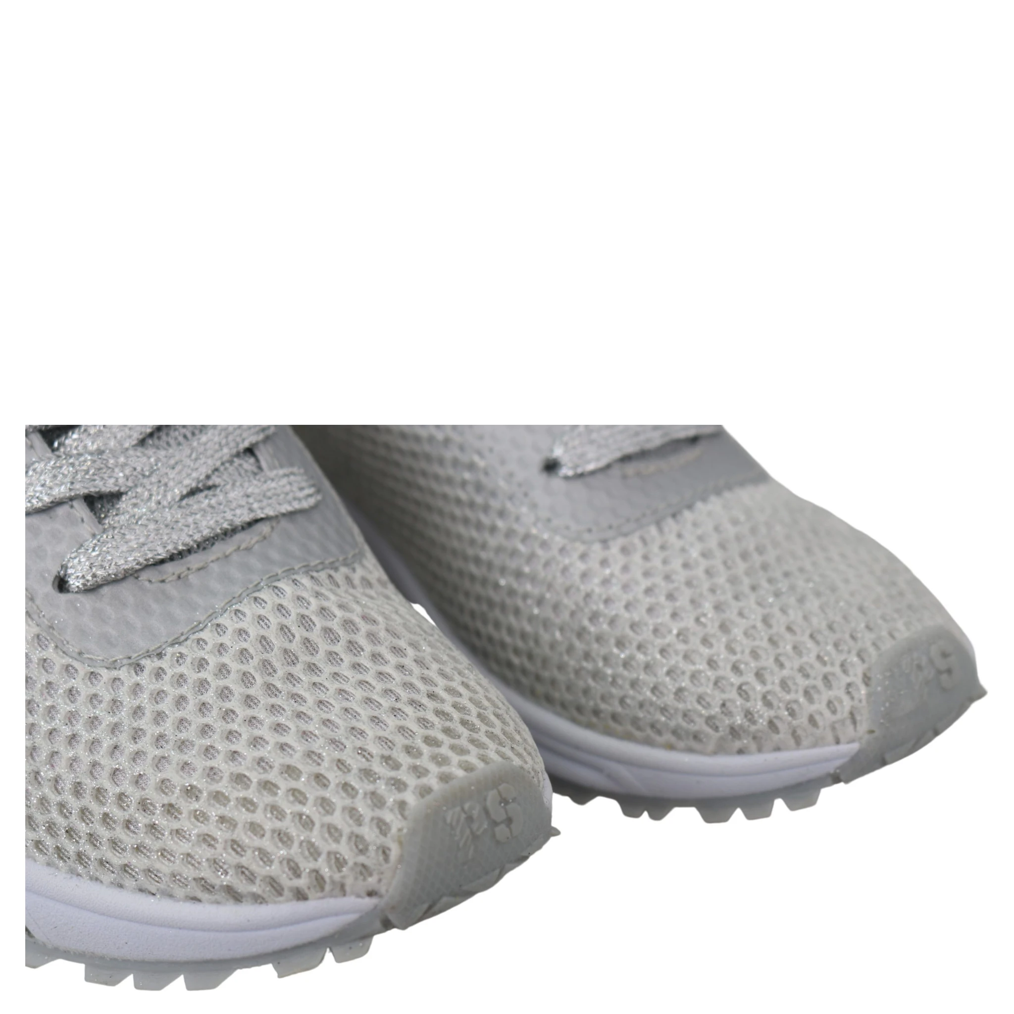 Silver Polyester Gretel Sneakers Shoes