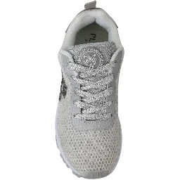 Silver Polyester Gretel Sneakers Shoes
