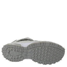 Silver Polyester Gretel Sneakers Shoes